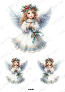 Rýžový a Soft  papír  A4 pro decoupage- R01648