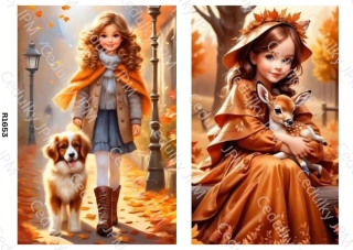 Rýžový a Soft  papír  A4 pro decoupage- R01653