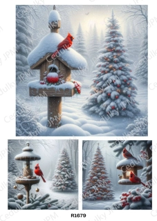 Rýžový a Soft papír A4 pro decoupage- R01679