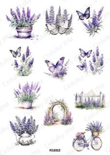 Rýžový a Soft  papír  A4 pro decoupage- R01682