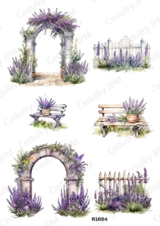 Rýžový a Soft papír A4 pro decoupage- R01684