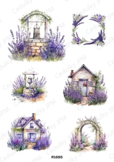 Rýžový a Soft papír A4 pro decoupage- R01685