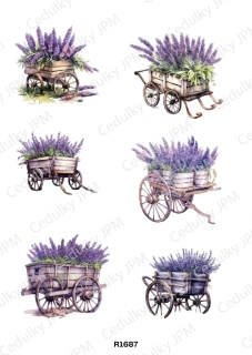 Rýžový a Soft papír A4 pro decoupage- R01687