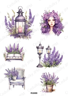 Rýžový a Soft papír A4 pro decoupage- R01688
