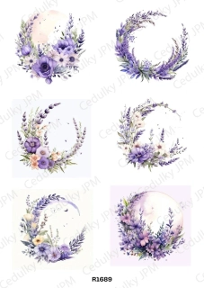 Rýžový a Soft papír A4 pro decoupage- R01689