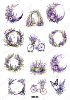 Rýžový a Soft papír A4 pro decoupage- R01690