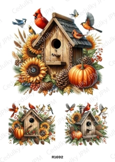 Rýžový a Soft papír A4 pro decoupage- R01692