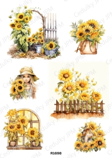 Rýžový a Soft  papír  A4 pro decoupage- R01698
