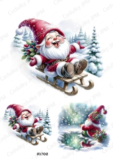 Rýžový a Soft  papír  A4 pro decoupage- R01702