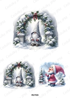 Rýžový a Soft  papír  A4 pro decoupage- R01703