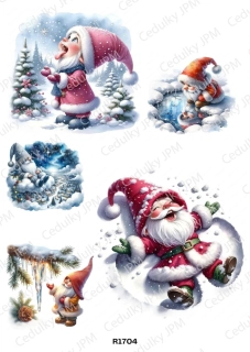 Rýžový a Soft  papír  A4 pro decoupage- R01704