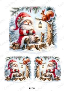 Rýžový a Soft  papír  A4 pro decoupage- R01711