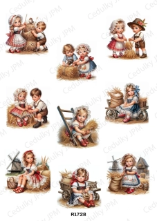 Rýžový a Soft  papír  A4 pro decoupage- R01728