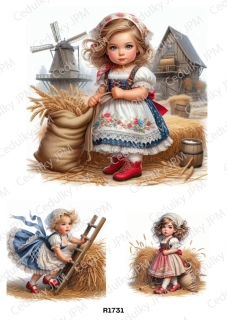 Rýžový a Soft  papír  A4 pro decoupage- R01731