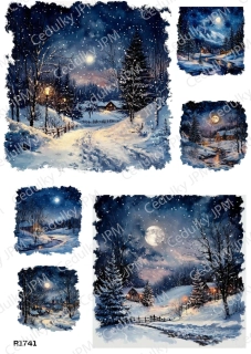 Rýžový a Soft  papír  A4 pro decoupage- R01741