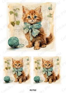 Rýžový a Soft  papír  A4 pro decoupage- R01752