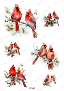 Rýžový a Soft papír A4 pro decoupage- R01765