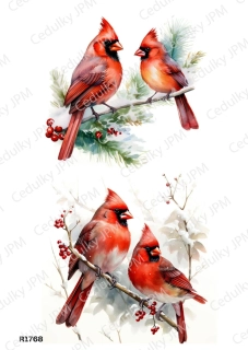 Rýžový a Soft  papír  A4 pro decoupage- R01768