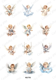 Rýžový a Soft  papír  A4 pro decoupage- R01775