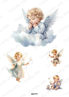 Rýžový a Soft  papír  A4 pro decoupage- R01777