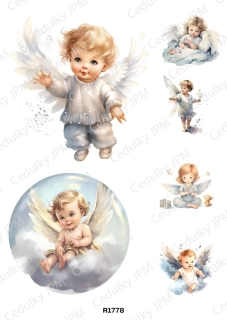 Rýžový a Soft  papír  A4 pro decoupage- R01778