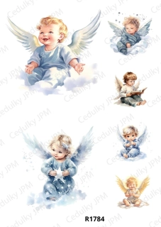 Rýžový a Soft  papír  A4 pro decoupage- R01784