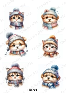 Rýžový a Soft  papír  A4 pro decoupage- R01794