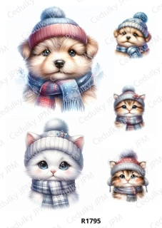 Rýžový a Soft  papír  A4 pro decoupage- R01795