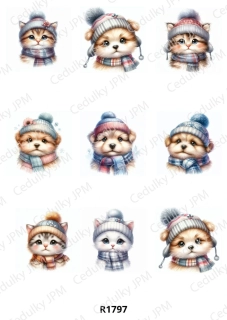 Rýžový a Soft  papír  A4 pro decoupage- R01797