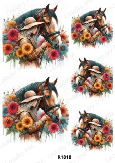 Rýžový a Soft  papír  A4 pro decoupage- R01818