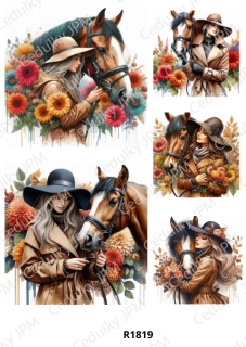 Rýžový a Soft  papír  A4 pro decoupage- R01819