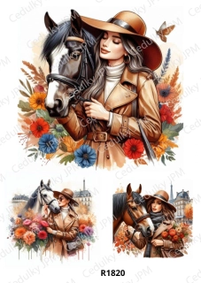 Rýžový a Soft  papír  A4 pro decoupage- R01820