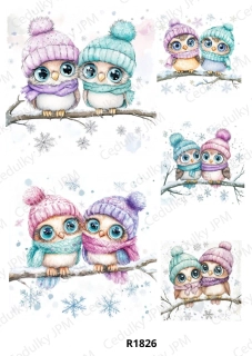 Rýžový a Soft  papír  A4 pro decoupage- R01826