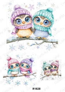 Rýžový a Soft  papír  A4 pro decoupage- R01828