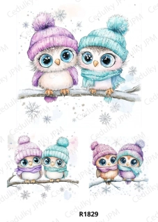 Rýžový a Soft  papír  A4 pro decoupage- R01829