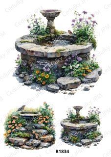 Rýžový a Soft  papír  A4 pro decoupage- R01834