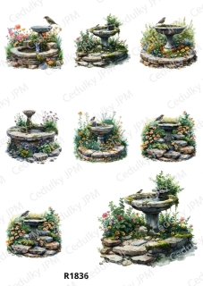 Rýžový a Soft  papír  A4 pro decoupage- R01836