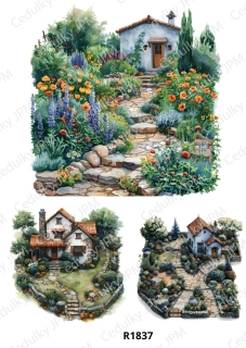 Rýžový a Soft  papír  A4 pro decoupage- R01837