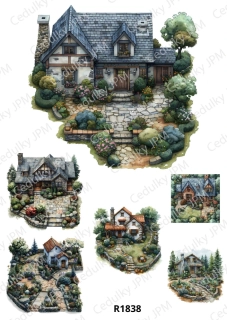 Rýžový a Soft  papír  A4 pro decoupage- R01838