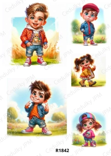 Rýžový a Soft  papír  A4 pro decoupage- R01842