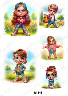 Rýžový a Soft  papír  A4 pro decoupage- R01843