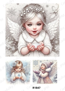 Rýžový a Soft  papír  A4 pro decoupage- R01846