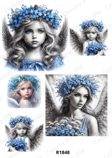 Rýžový a Soft  papír  A4 pro decoupage- R01848