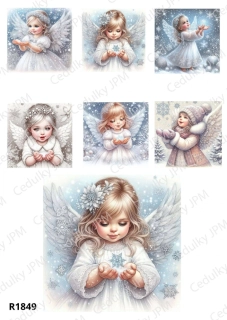 Rýžový a Soft  papír  A4 pro decoupage- R01849
