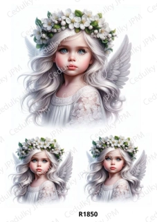 Rýžový a Soft  papír  A4 pro decoupage- R01850
