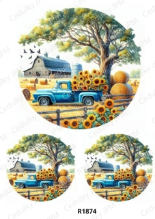Rýžový a Soft  papír  A4 pro decoupage- R01874