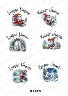 Rýžový a Soft  papír  A4 pro decoupage- R01923