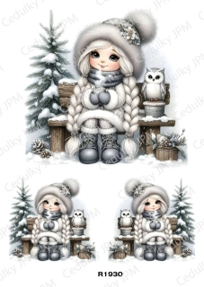 Rýžový a Soft  papír  A4 pro decoupage- R01930