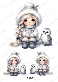 Rýžový a Soft  papír  A4 pro decoupage- R01931