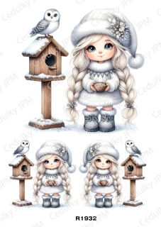 Rýžový a Soft  papír  A4 pro decoupage- R01932